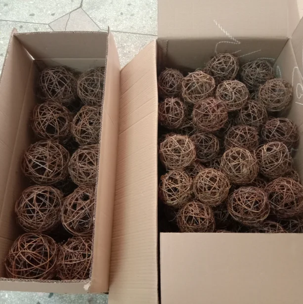 4 Inch Grapevine Ball - 6 Inch Kokedama Moss Ball Decor
