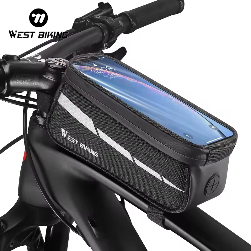 Large Capacity Waterproof Cycling Phone Bag With Touch Screen