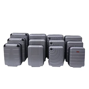 Wholesale Cheap Factory Price SKD 12-Piece Hard Case Luggage Trolley Bags Waterproof Travel Bag Set Semi-Finished Luggage