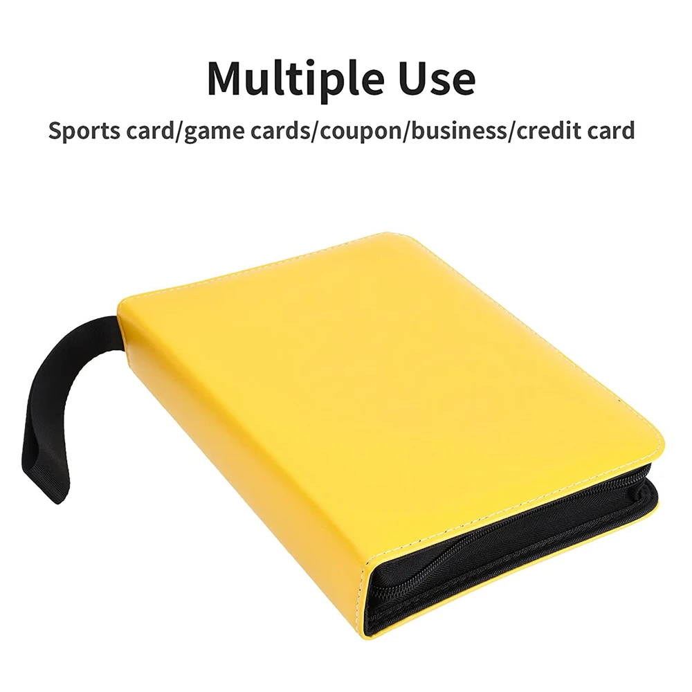 Trading Cards Binder Book Baseball Football Sport Collection Poke Mon Card  Folder Holder Album Sleeves