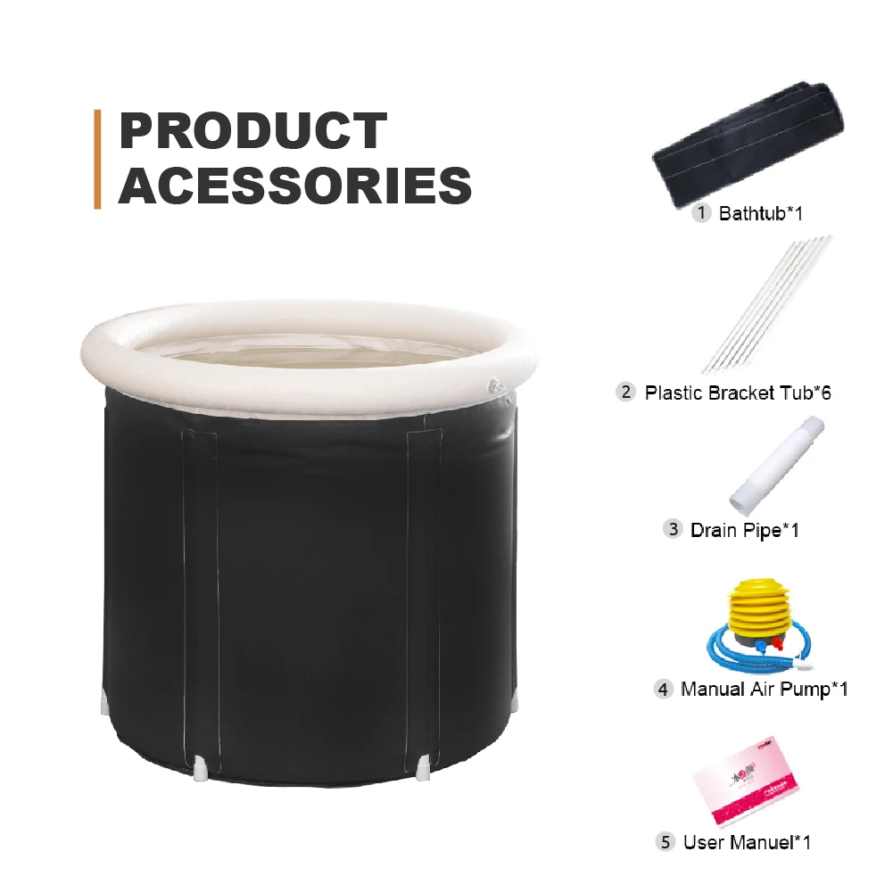 Индивидуальная Отдельно Стоящая Ванная комната складное ведро Портативная Складная Ванна для