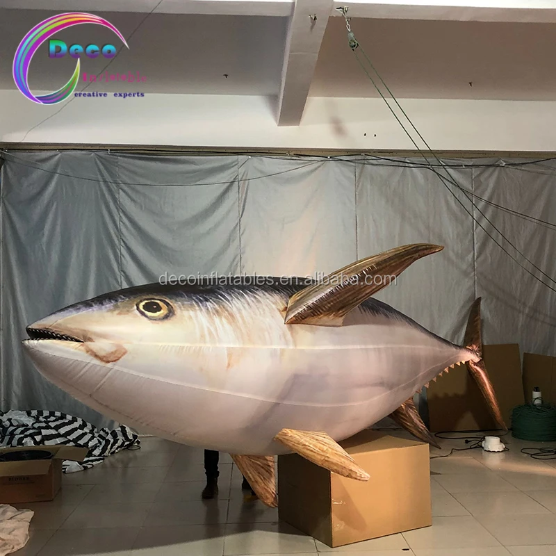 Custom Inflatable Fish Model Inflatable Tuna Fish for Advertising
