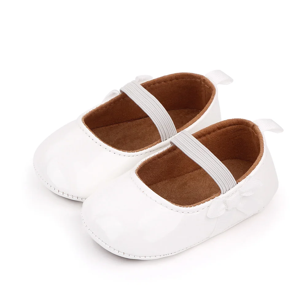 Hot Selling Baby Shoes Non-slip Rubber Sole Newborn Toddler Shoes Girls Dress Shoes manufacture