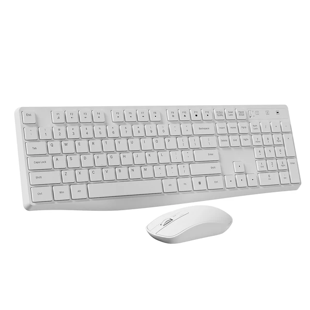 Spain Russia Arabic Layout 104 Keys Office Silent Membrane keyboard Kit for PC Computer 2.4G Wireless Keyboard and Mouse