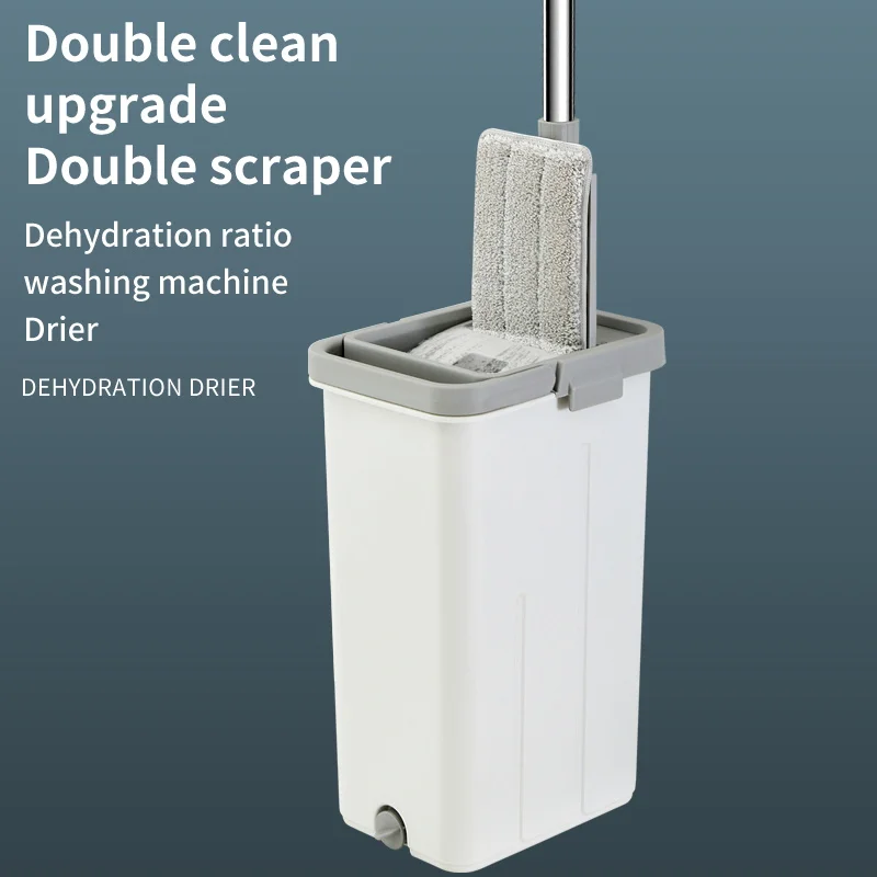 360 Вращающийся самоочиститель пола набор ковшей для швабры Волшебная промышленность легкий коврик воды съемная плоская Швабра домашней уборки