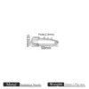 Goupille de soudure 50cm acier couleur argent
