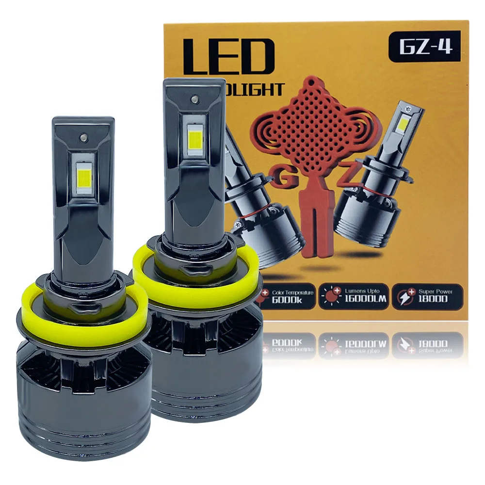 Lelanpu hot selling GZ-4 LED Headlight 120W 16000LM 3570 Chip 120W 16000LM  12V H4 H7 H8 H11 H1 9005 9006 High Low Beam| Alibaba.com