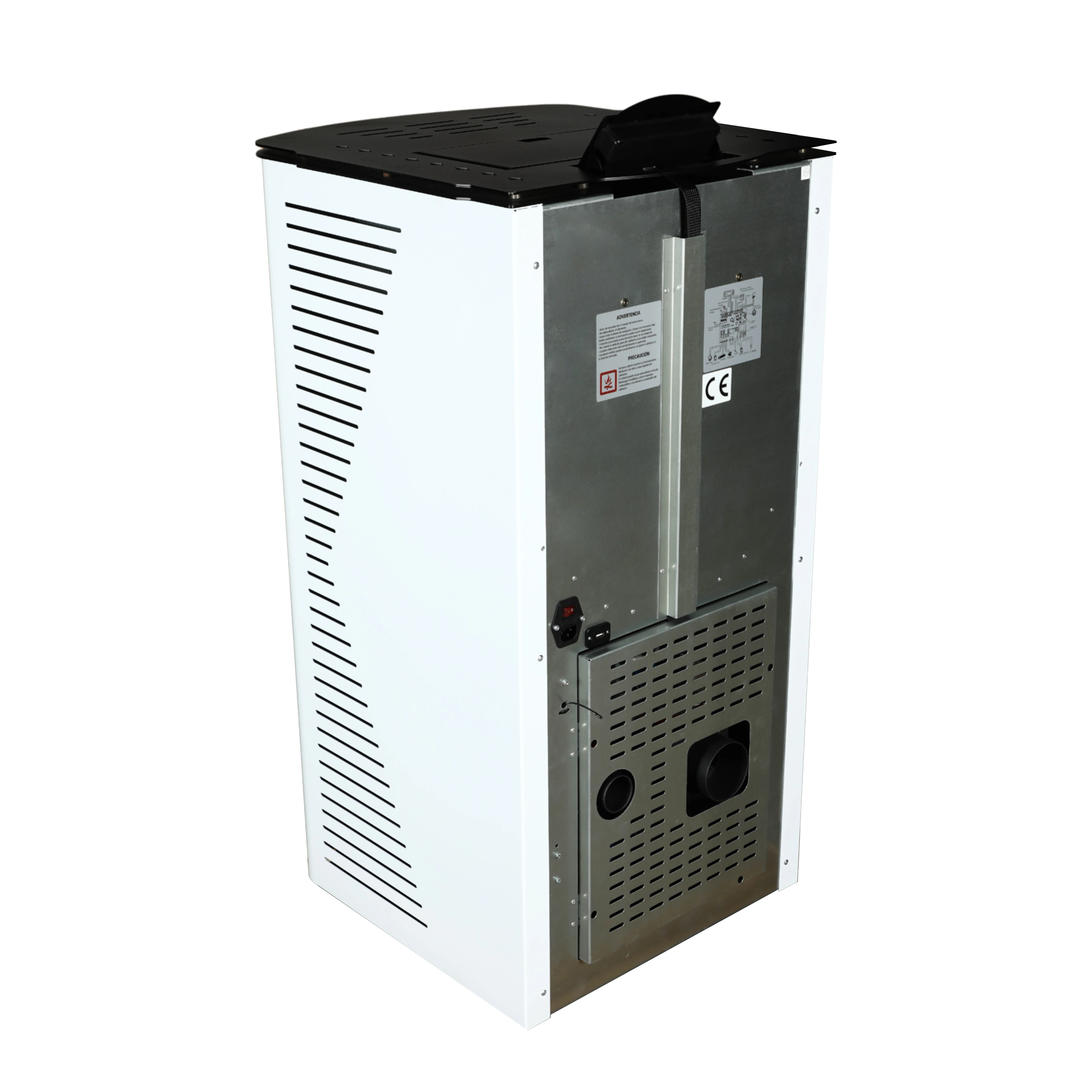 KM1202A 12kw Modern Design Steel Central Heating  European Style German Automatic Feeding WIFI Control Pellet Stove Fireplace