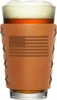 Leather can cooler
