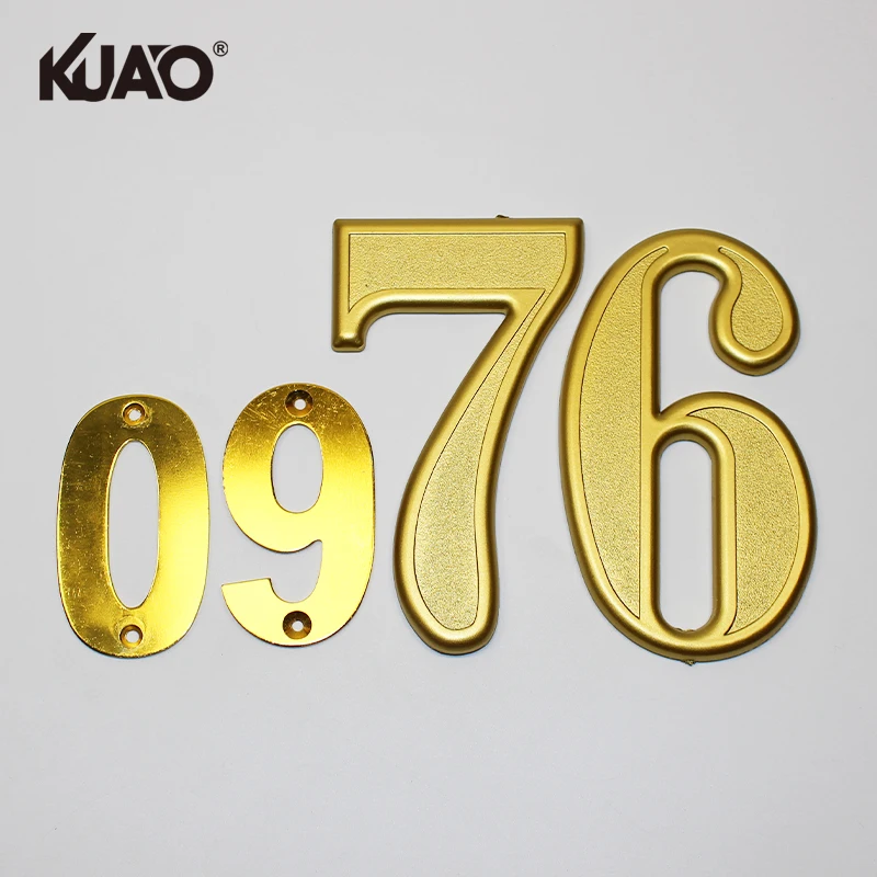 Address Number Signs - Drill-Mountable Door Digits for Home/Office Entrance Marking & Decor