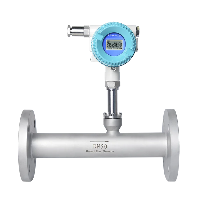 Nitrogen Flowmeter Compressed Air RS485 Thermal Gas Mass Flow Meter