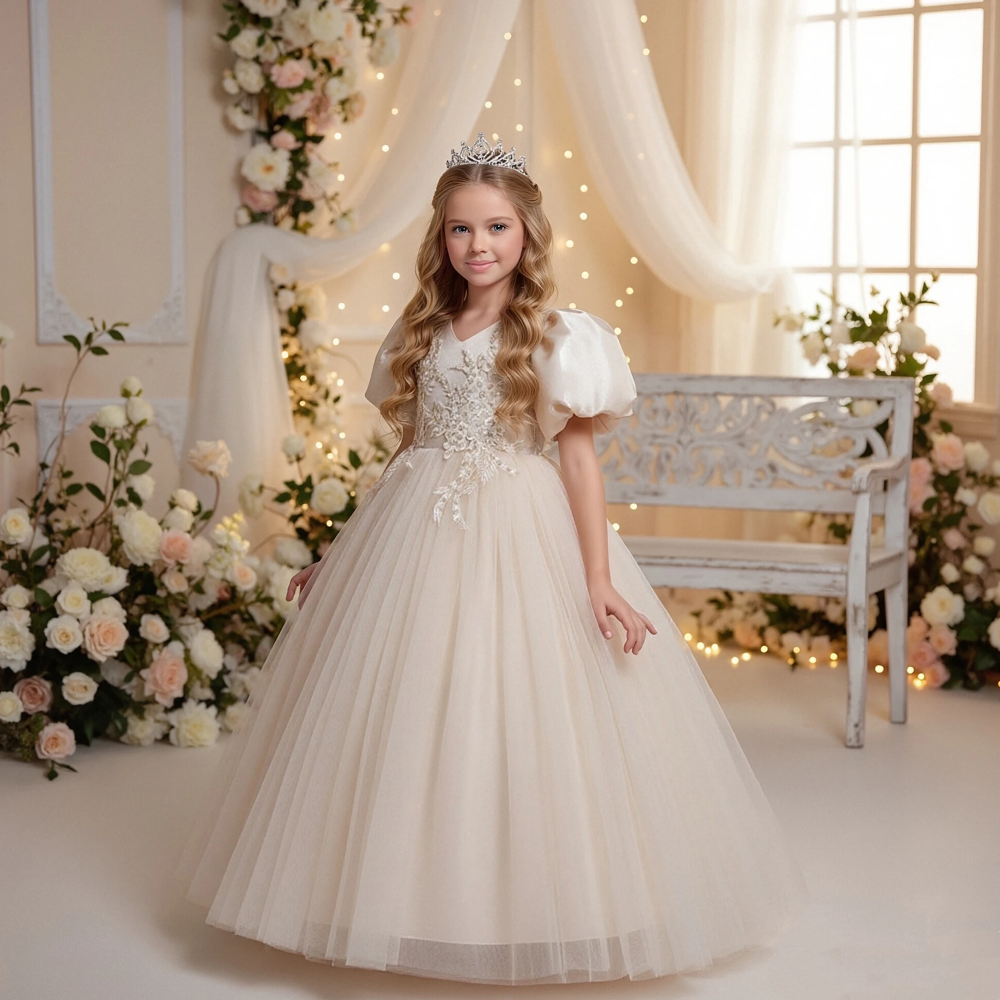 Western Style Sequined Big Girl Dresses Princess Gown for Children Party Dress Colorful Girls Birthday Dresses for 12 Years Western Style Sequined Big Girl Dresses Princess Gown for Children Party Dress Colorful Girls Birthday Dresses for 12 Years