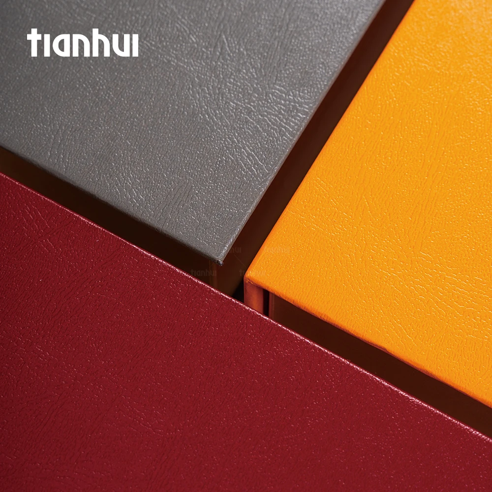 Луксозна подаръчна кутия във форма на книга Tianhui със скрита магнитна текстура на кожа