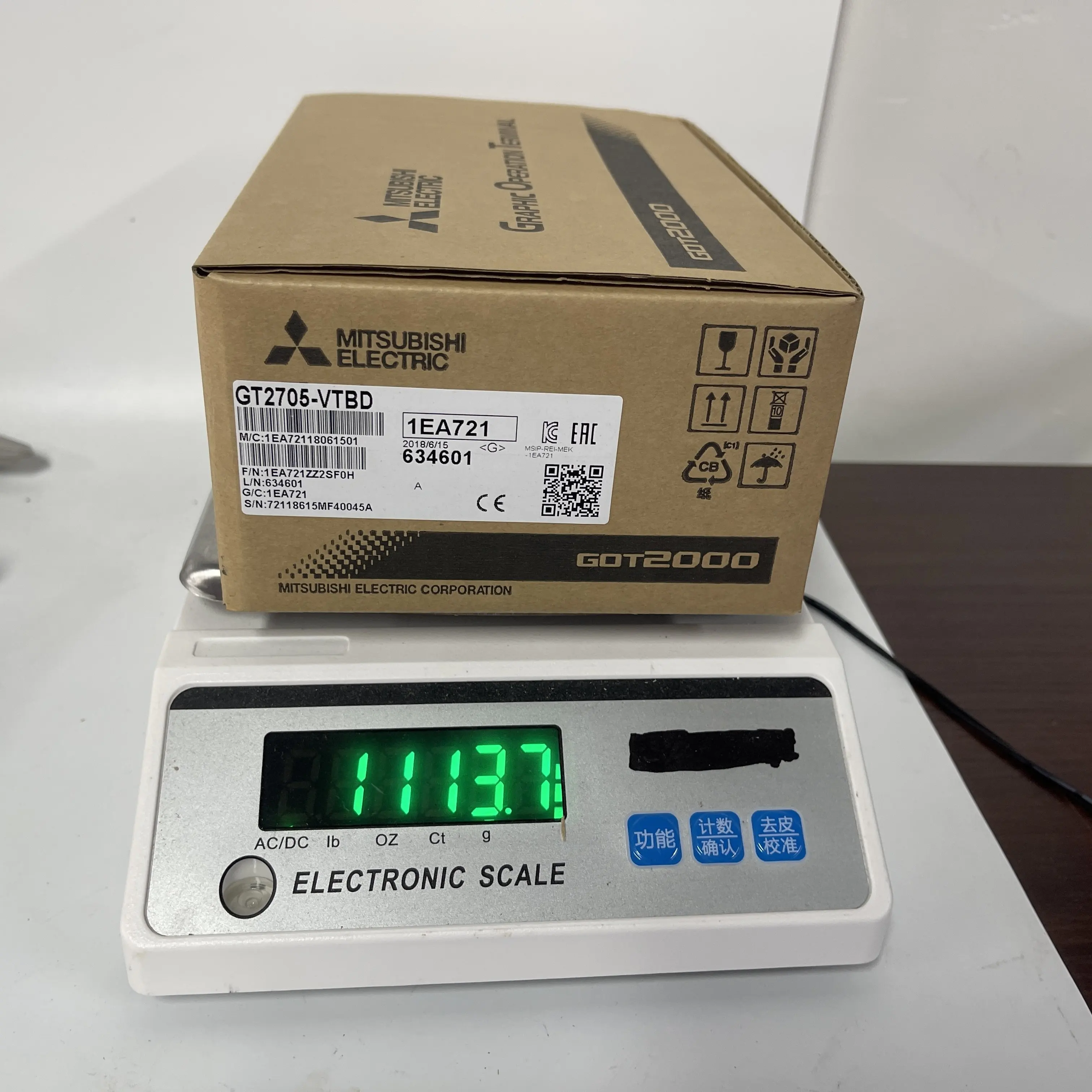 Mitsubishi Graphic Operation Terminal (Touch Screen HMI) GT2705-VTBD Mitsubishi Graphic Operation Terminal (Touch Screen HMI) GT2705-VTBD