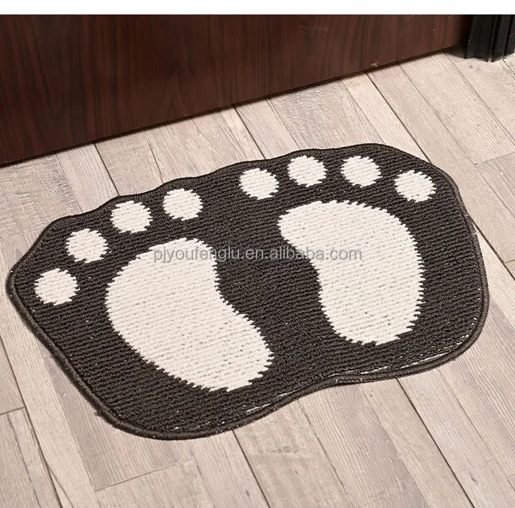  New Product Bathroom Custom anti-slip Bathmat TPR Backing Floor Mats super absorbent microfiber bath mats rugs wholesalers manufacture