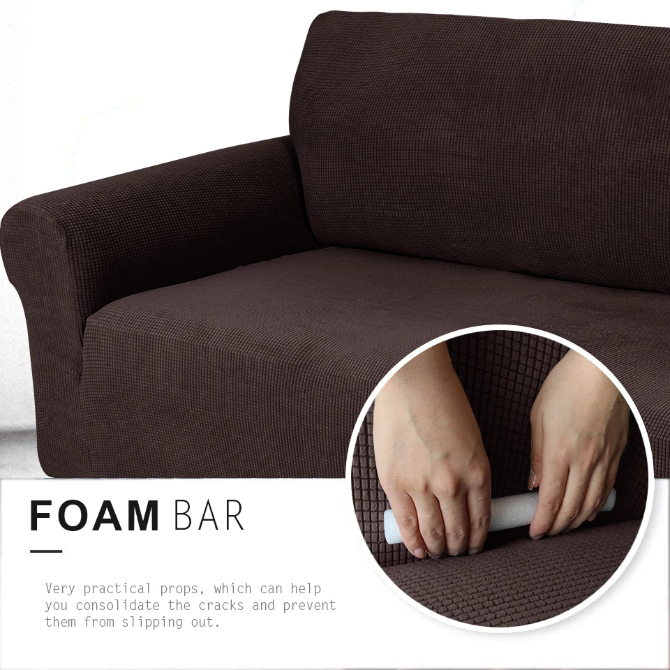 Best Sale Jacquard Knitting Stretch Sofa Cover One Seat Arm Chair Sofa Cover