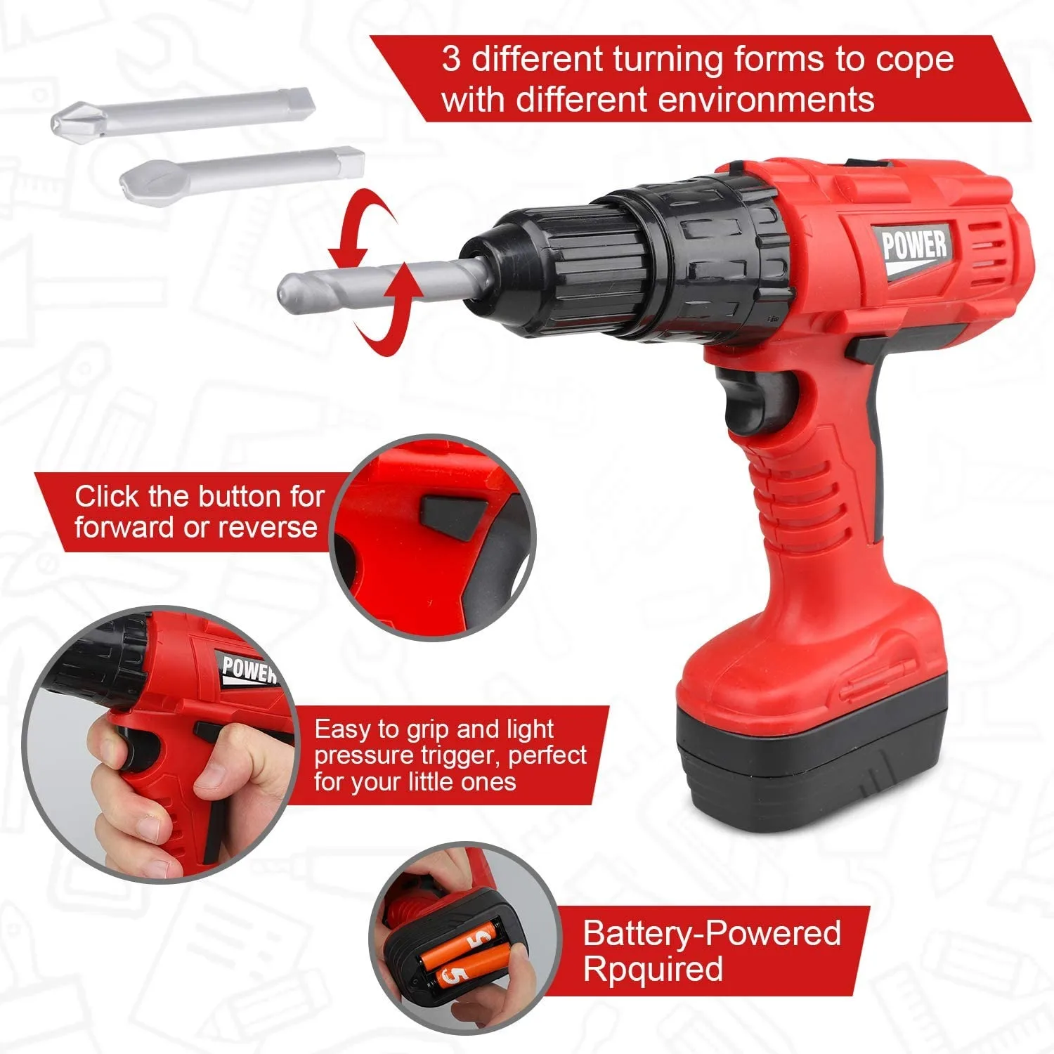 XST Детский развивающий набор инструментов для детского строительства «сделай сам»