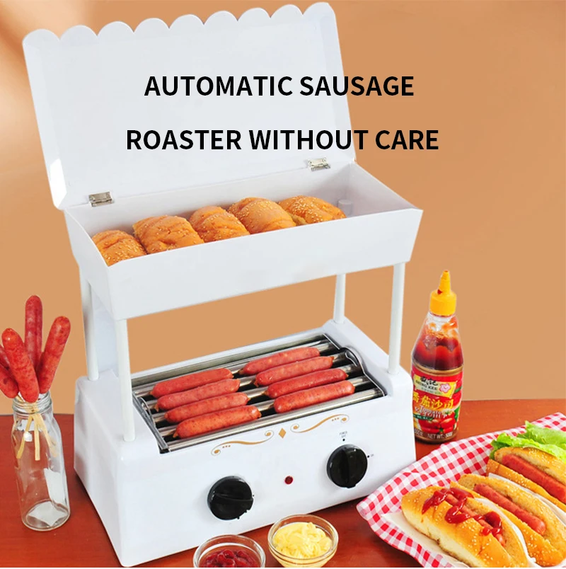 320w High Quality Hot Dog Roller Steamer Sausage Making Machine With
