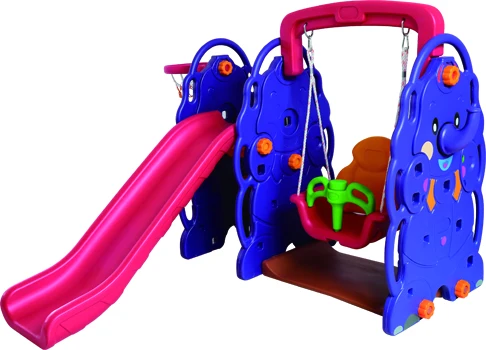 YF-05001 Пластиковые Слон горка и качели Детская горка с качели Детская горка