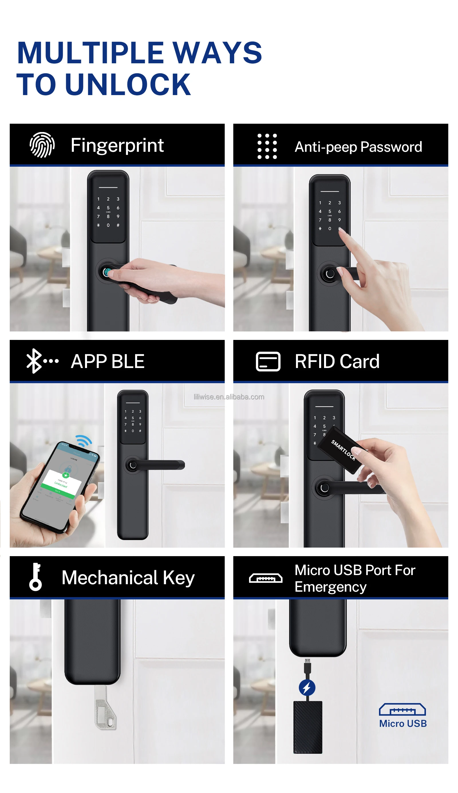 Smart Locks That Work with Google Home - New Fingerprint Locks - Fingerprint Reader Locks For High-Rise Apartments