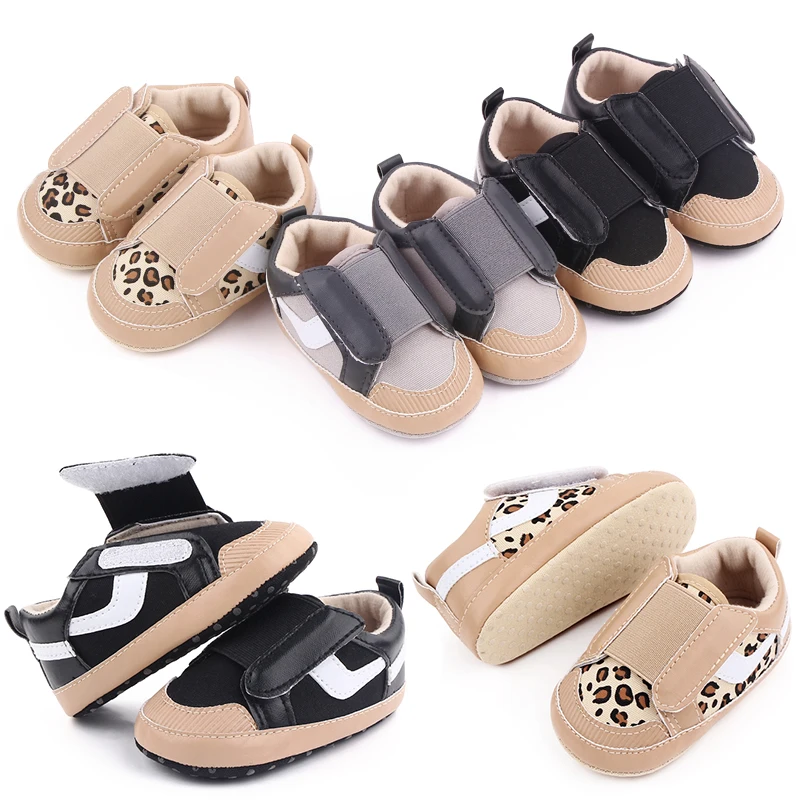 High Quality Hook&loop Canvas Toddler Boys and Girls Shoes 0-18 Months 2022 manufacture