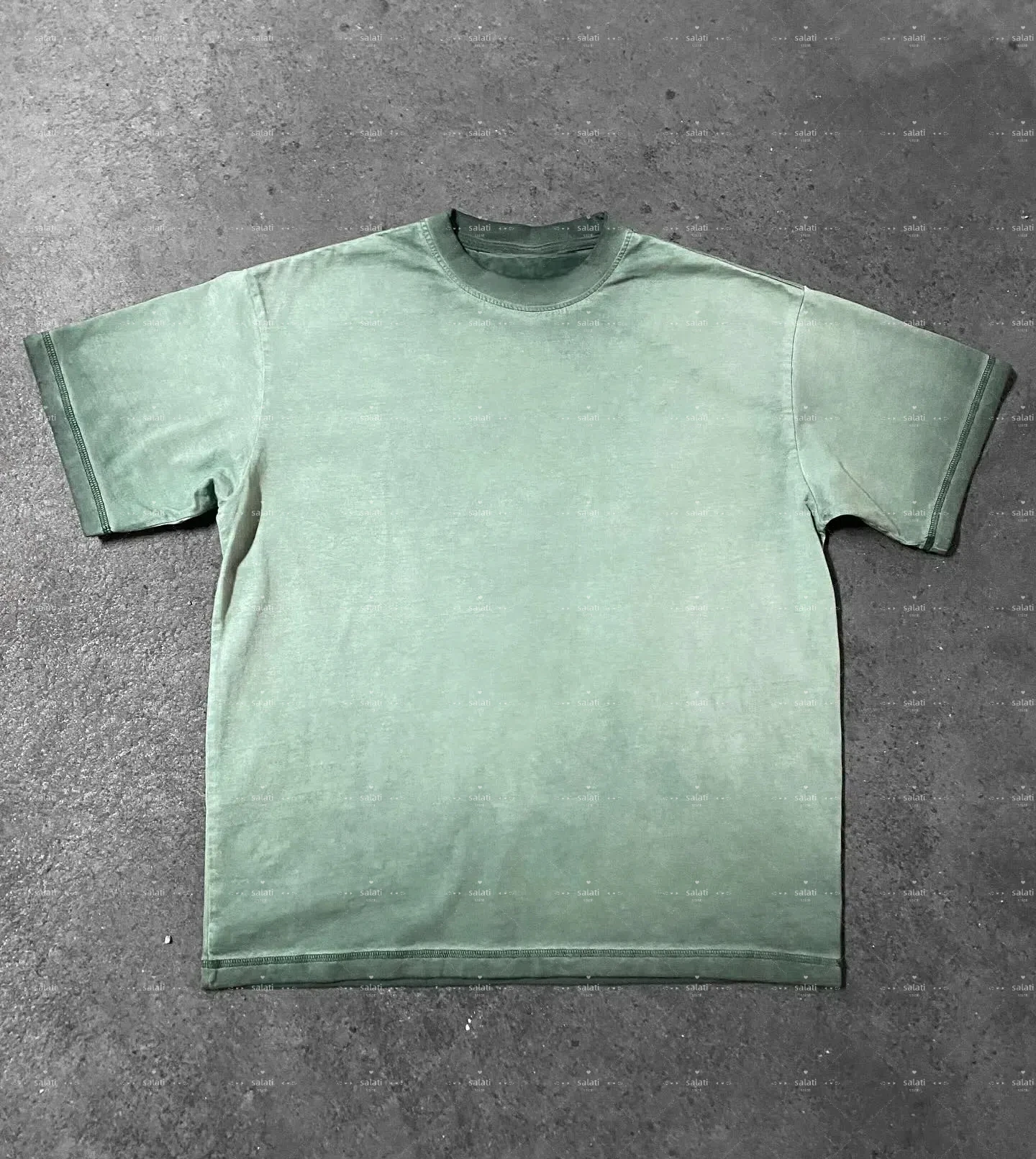 Salati Manufacturer Custom Tee Sun Faded Short Sleeve Blank T-shirt Boxy Oversized Distressed Vintage Acid Wash T Shirts for Men gallery 11