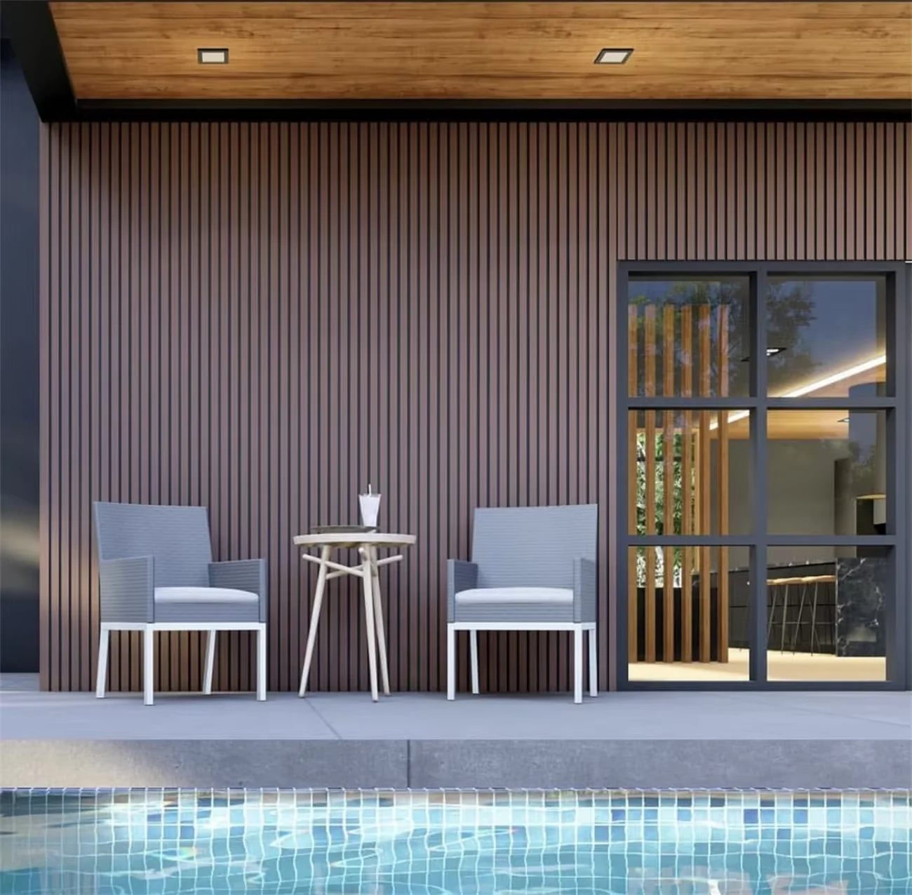 Modern Outdoor WPC Wall Panels - Durable & Stylish Cladding