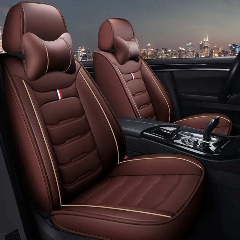 Universal Comfort PVC Leather Car Seat Cover Set - OEM/ODM Available