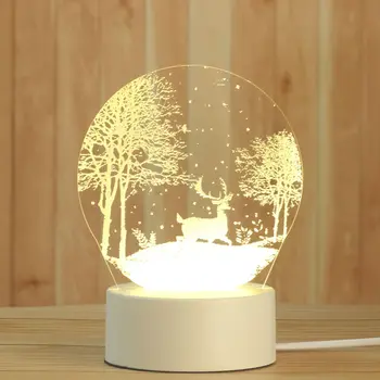 Motion Sensor Creative Saving Lamps Modern Led Table Lamp Small Club Baby Anime Acrylic Lights 3D huggable Night Light For Kids
