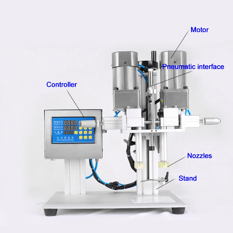 DOVOLL Semi Automatic Desktop  Bottle Capping Machine