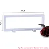 กรอบสีขาว ขนาด 30*11 ซม. พร้อมฐานรอง 1 คู่