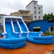 water slides backyard inflatable commercial 2 slides inflatable water slide for sale