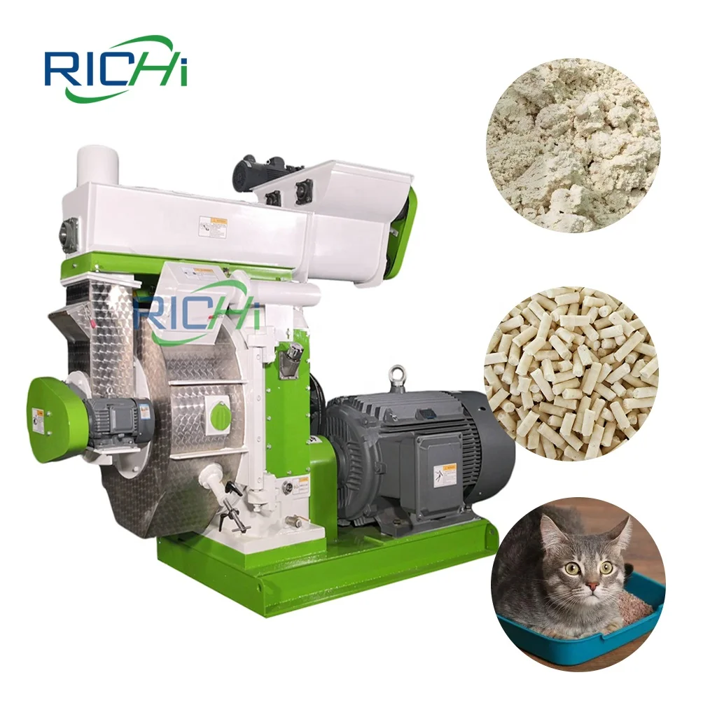 CE 1-10 T/H Corn Soybean Waste Tofu Cat Litter Production Line for Cat  Litter Machine