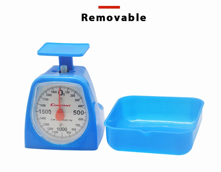 Constant-60 5kg11lbs/3kg/1kg Accuracy 1g Mechanical Kitchen Scale Weighing Scale Metallic and Plastic 13kg/11kg 14192-60 CN;GUA