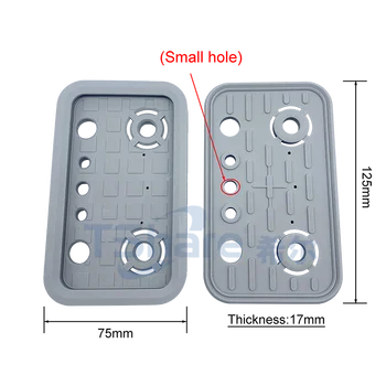 Good Selling HOMAG 125/126*75*17mm Plastic Vacuum Suction Plate CNC Woodworking Machine Rubber Pad