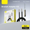 Adaptador de soporte negro + cable de datos