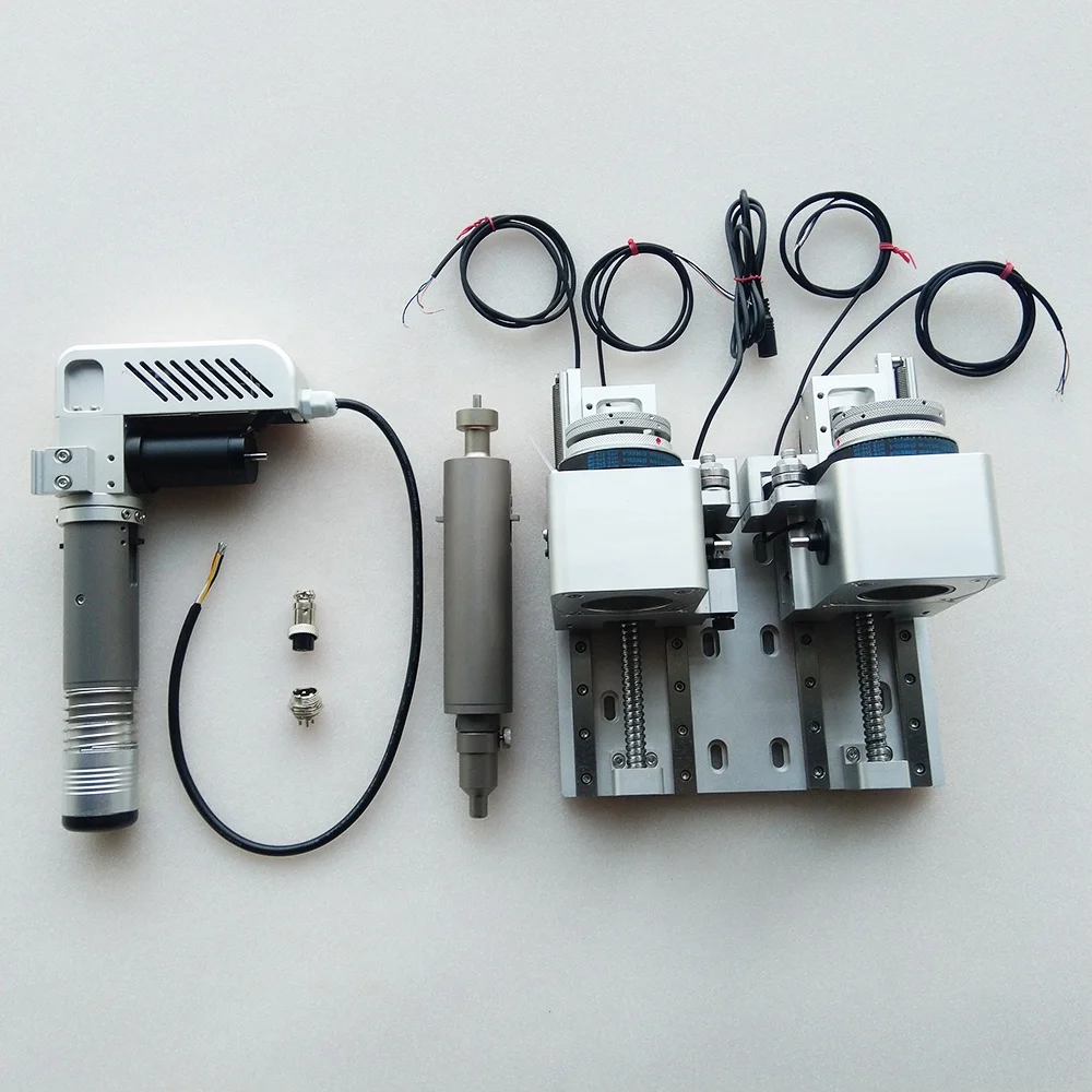 KCT Kiss Cut EOT Electric Oscillating Tangential Knife Tool Double Head Tool Holder Motor New Aluminum for Digital Cutting