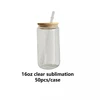 BLB002 16oz clear sublimation