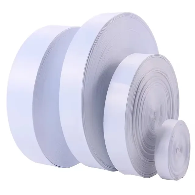 Factory Price Sublimation Fabric Lanyard White Sublimation Polyester blank Webbing Lanyard Rolls