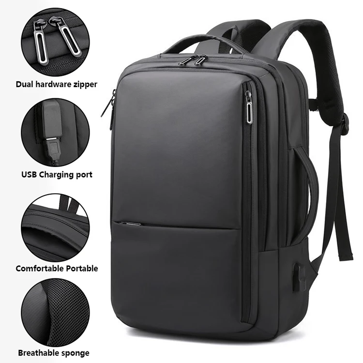 Custom printed luxury man  oxford computer waterproof rpet laptop bags back packs backpack