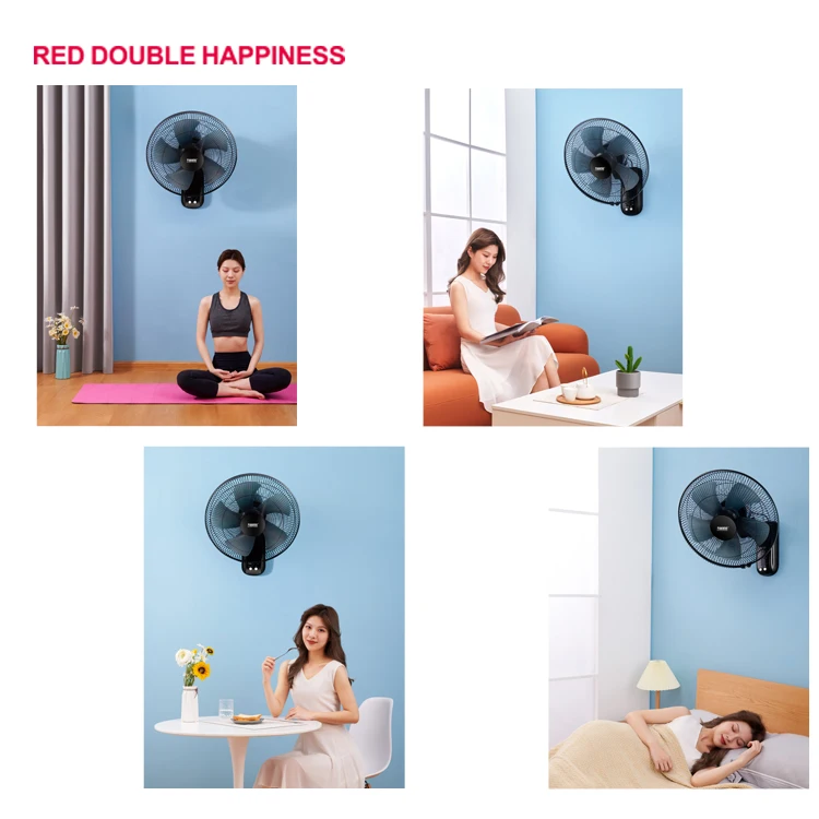 High Quality 16 Inch Wall Mount Modern Fans with Remote