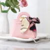 Pink + silk ribbon10*6*11CM
