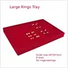 Rojo (bandeja de anillos de terciopelo)