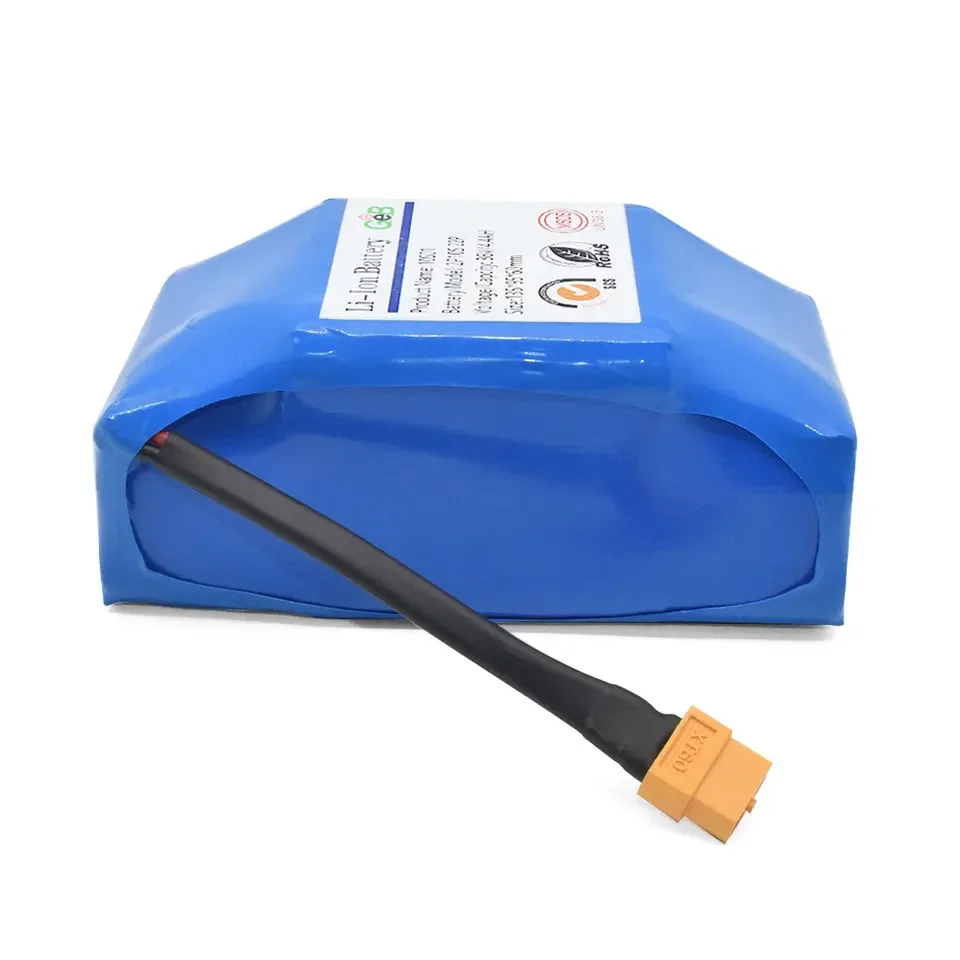 36V 4.4ah 10s2p Lithium Battery Pack High4400mah Lithium Ion Battery Pack for Electric Balance Scooter Replacement 18650 Battery