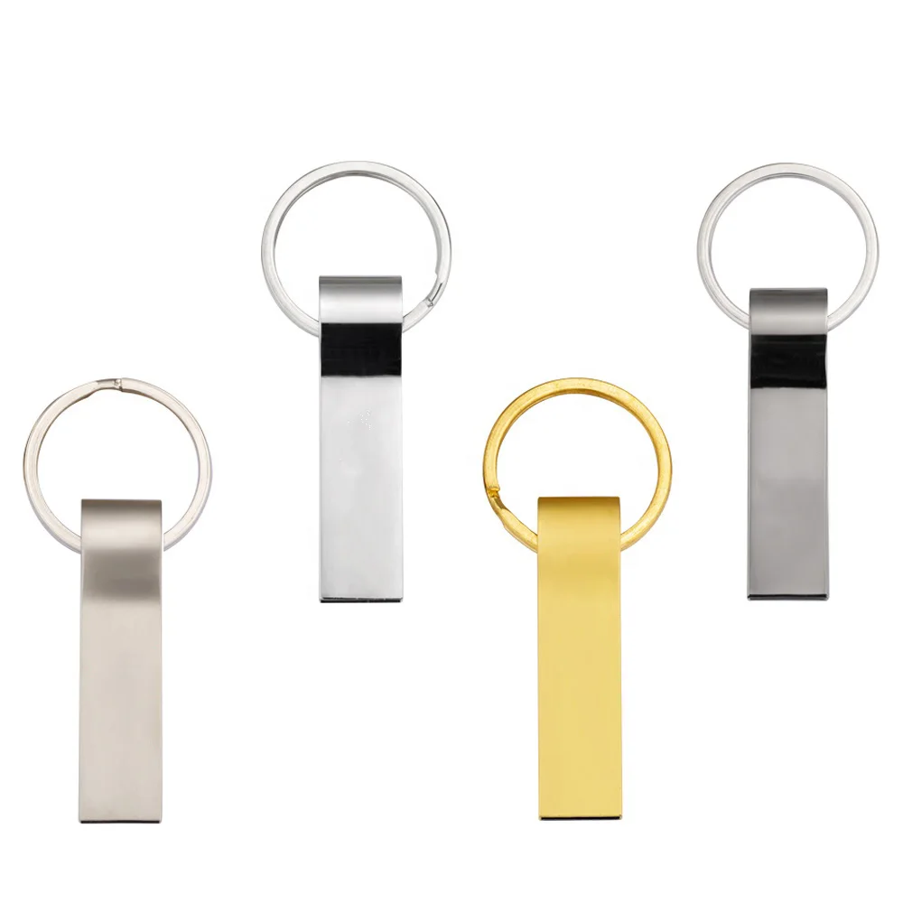 Высокоскоростной металлический USB флеш-накопитель 4 ГБ 8 ГБ 16 ГБ, самый дешевый USB-накопитель с брелоком