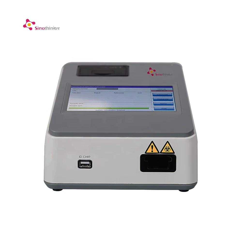 Plus Top Touch Screen Immunofluorescence Quantitative Analyzer Hormones Analyzer Poct Immunoassay Analyzer