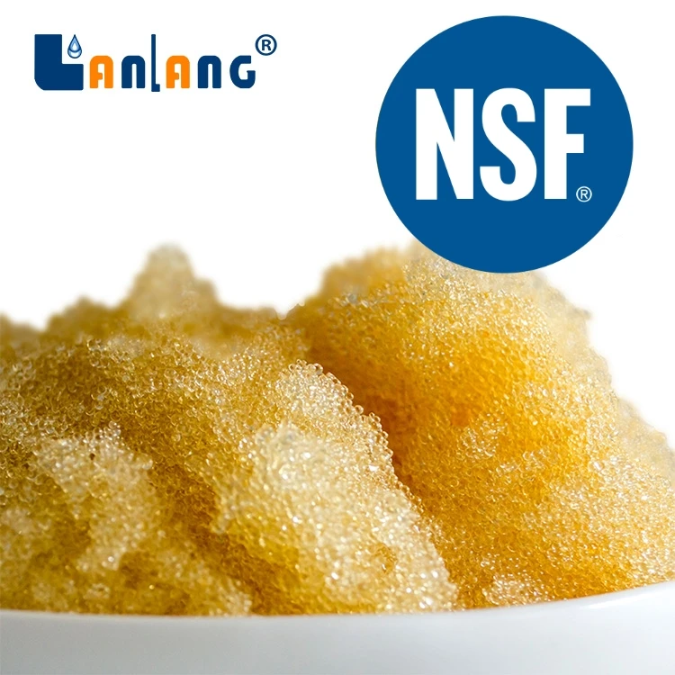 FOOD GRADE Cation Exchange Resin Strong Acid Gel Type Demineralization Ion Exchange Resin for Softener Soft Water