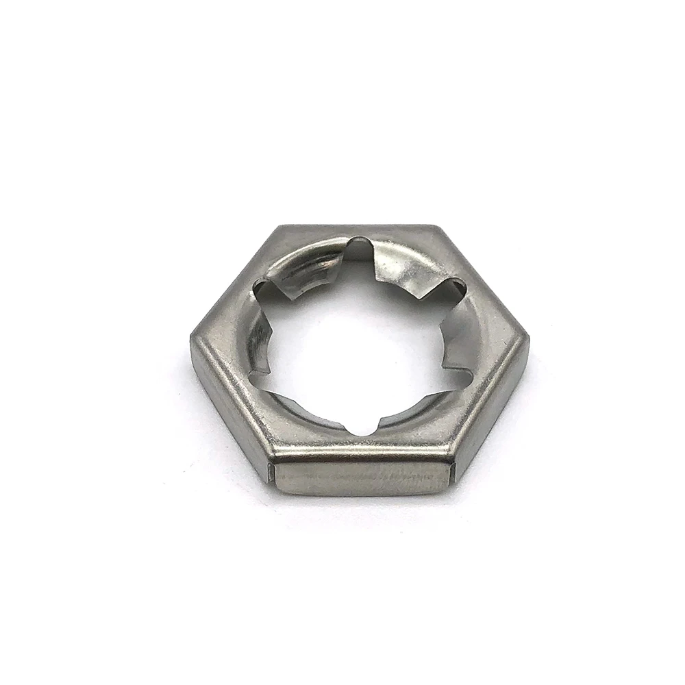 High Quality Carbon Steel Hex Nut Din 7967  Counter Nuts Din934 Ss304 Ss316 Stainless Steel  Self Locking Nut