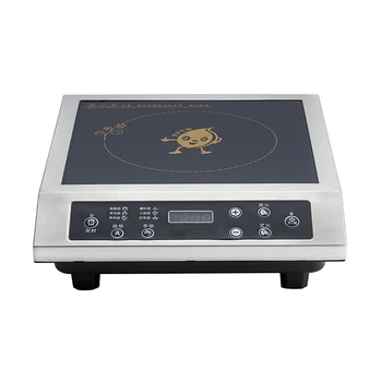 Newly launched stainless steel 3500W induction cooker commercial electric stove kitchen appliance 1 burner induction cooktop