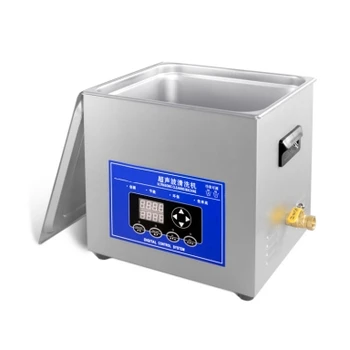 10L small ultrasonic cleaning machine with 500W heated glasses and jewelry ultrasonic cleaner with digital control display